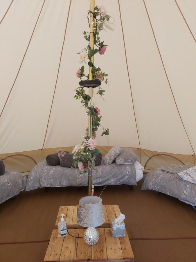 Hopgarden Glamping - Luxury 6M Bell Tent Wadhurst Esterno foto