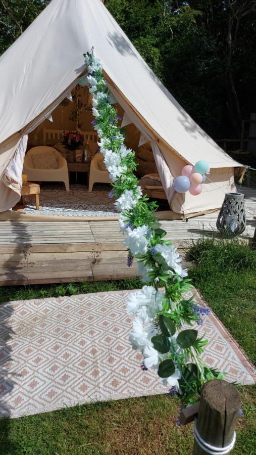 Hopgarden Glamping - Luxury 6M Bell Tent Wadhurst Esterno foto