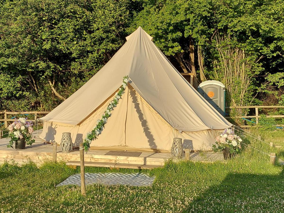 Hopgarden Glamping - Luxury 6M Bell Tent Wadhurst Esterno foto