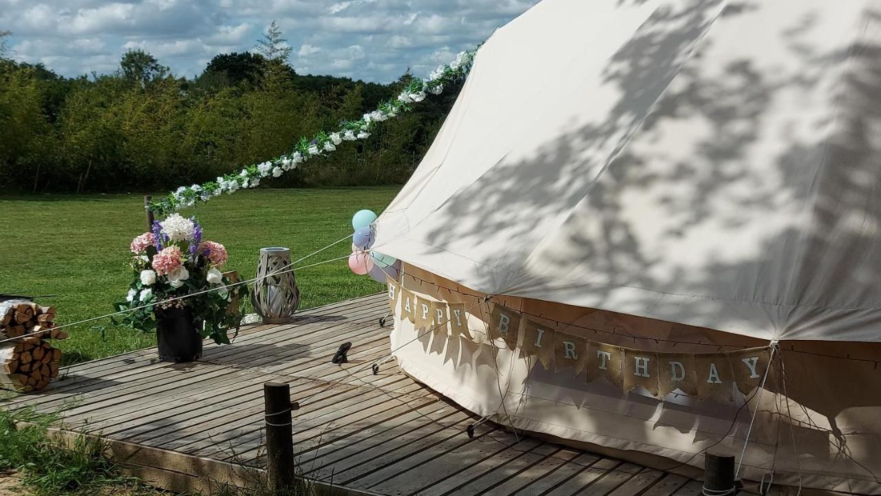 Hopgarden Glamping - Luxury 6M Bell Tent Wadhurst Esterno foto