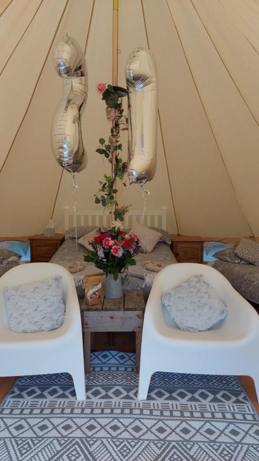 Hopgarden Glamping - Luxury 6M Bell Tent Wadhurst Esterno foto