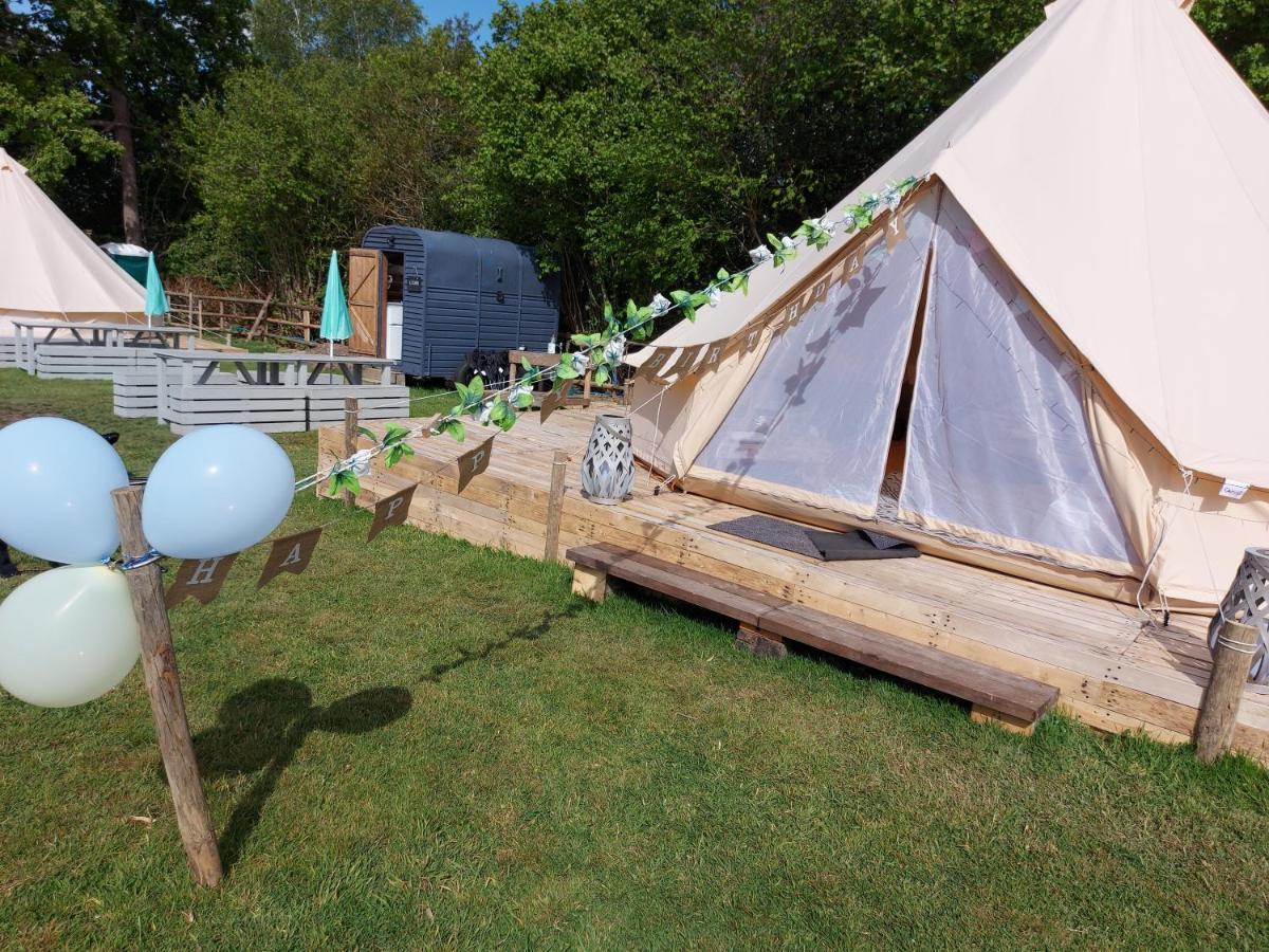 Hopgarden Glamping - Luxury 6M Bell Tent Wadhurst Esterno foto