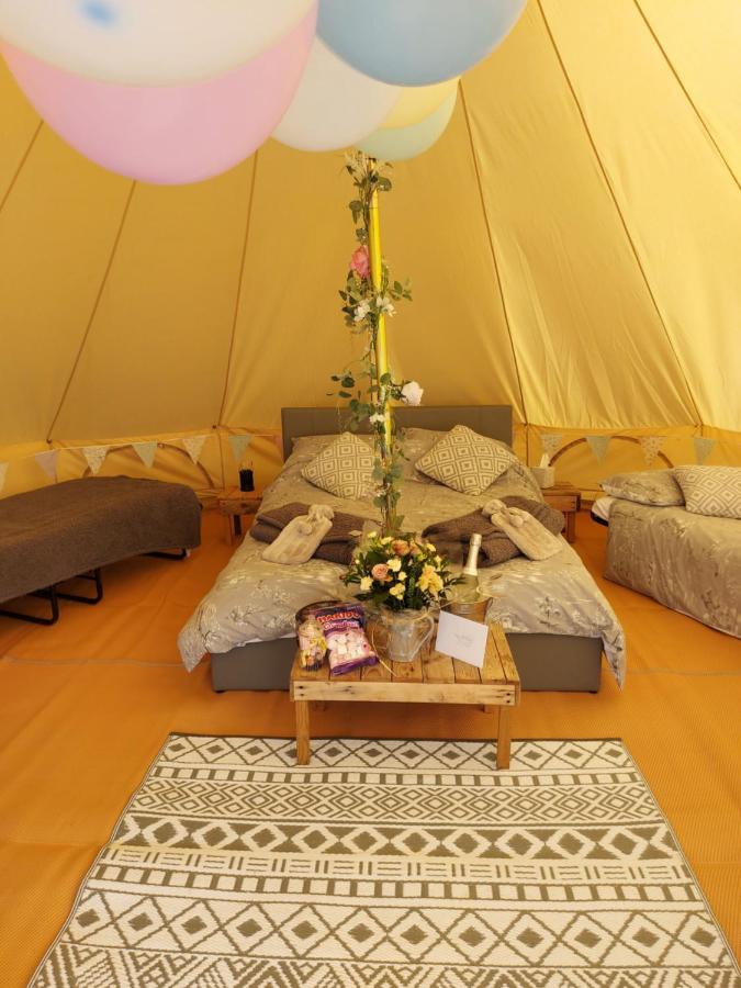 Hopgarden Glamping - Luxury 6M Bell Tent Wadhurst Esterno foto