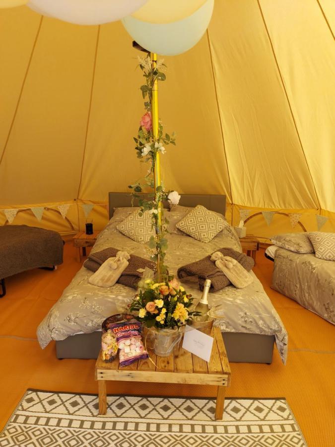 Hopgarden Glamping - Luxury 6M Bell Tent Wadhurst Esterno foto