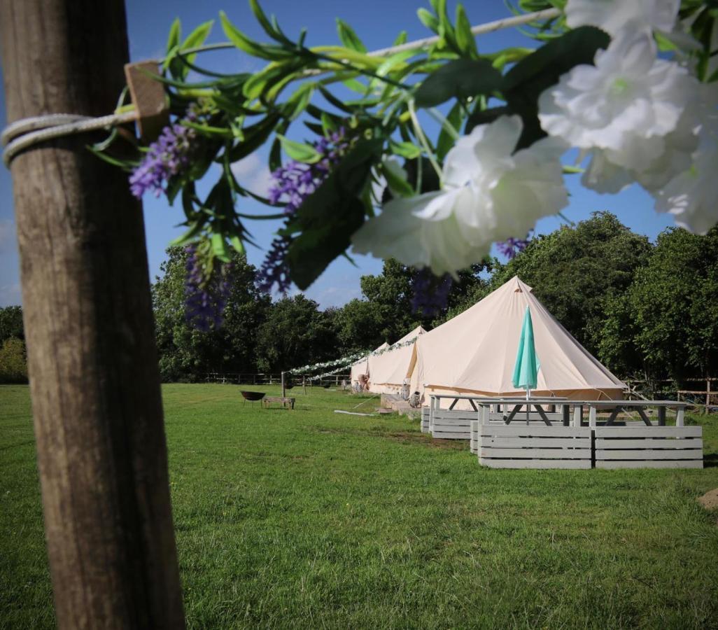 Hopgarden Glamping - Luxury 6M Bell Tent Wadhurst Esterno foto